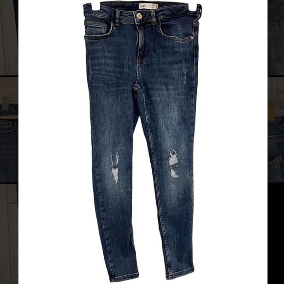 Zara Premium Denim Jeans Kids Size 11 12 Q - Picture 1 of 7